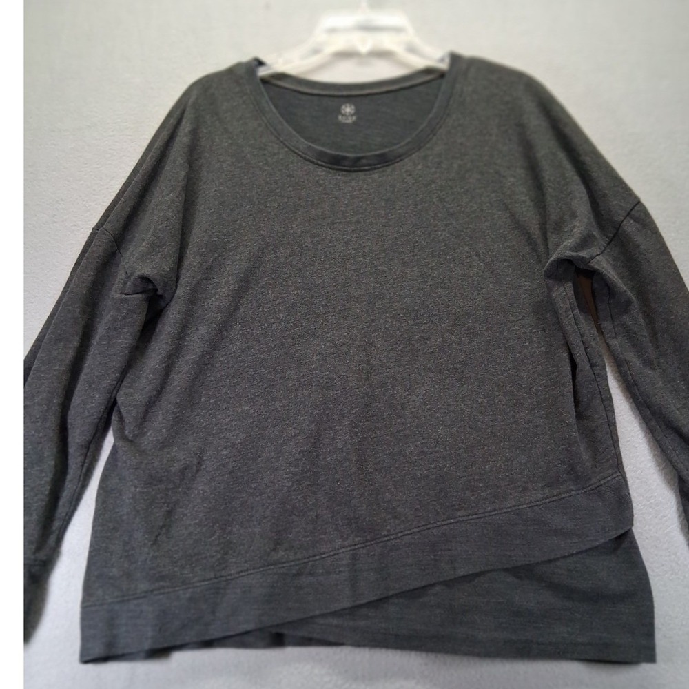 Gaiam Gray Long Sleeve Pullover Women's Size Large